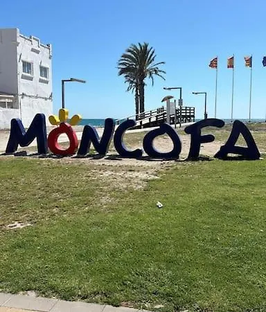 Acogedor En La Playa Con Wifi Y Aacc Moncófar